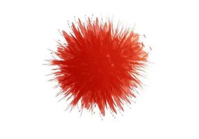 Red splash hand paint  vector