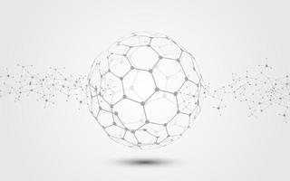 Global network connection abstract technology background  vector