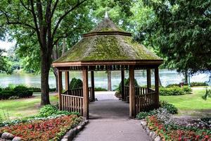 Gazebo in the park photo