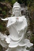 White Buddha statue photo