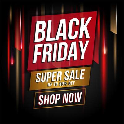 Black Friday sale background promo banner