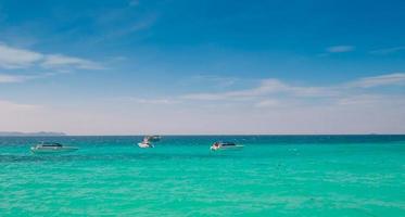 Boats on the water photo