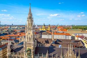 Munich downtown skyline  photo