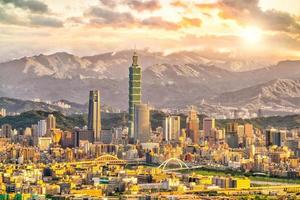 Taipei city skyline photo