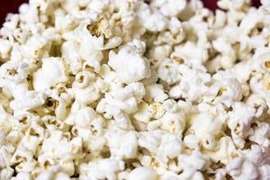 Close up of popcorn photo