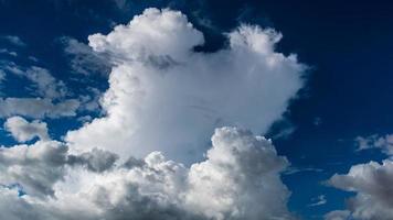 Cumulus clouds in sky photo