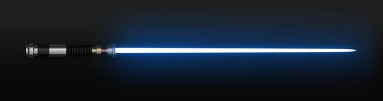 White laser light sword