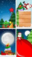Background Templates with Christmas Theme vector