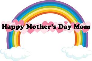 Happy Mother's Day Sign vector