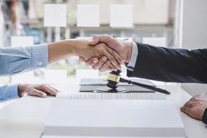 Close-up of a handshake photo