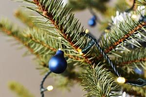 Christmas tree decorations photo