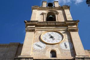 Clock tower in Valetta photo
