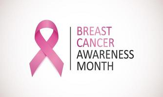 Breast Cancer Awareness Month Poster vector