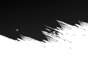 Abstract black splat grunge brush texture vector