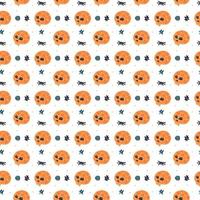 Halloween seamless pattern background vector