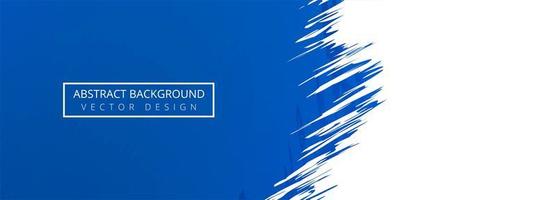 Modern blue grunge banner background vector