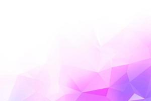 Abstract pink purple low poly triangle shapes vector