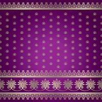 Indian-style background pattern vector