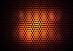 Fondo de tecnología de patrón hexagonal moderno vector