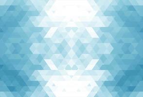 Abstract blue geometric tile shapes background vector
