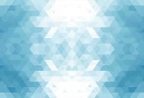 Abstract blue geometric tile shapes background vector