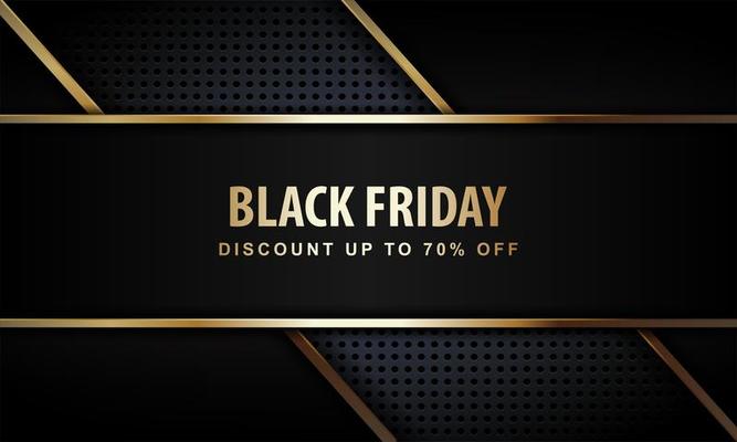 Black Friday Poster with Luxury Style