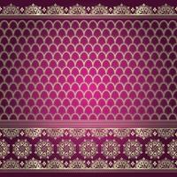 Indian-style background pattern vector