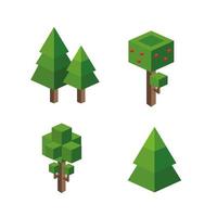 Isometric trees set  vector