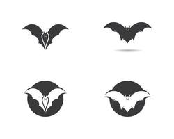 plantilla de logotipo de murciélago vector
