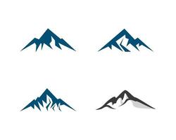 Mountain logo template  vector