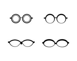icono de logotipo de gafas vector