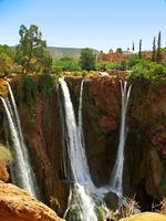 cascada escénica en marruecos foto