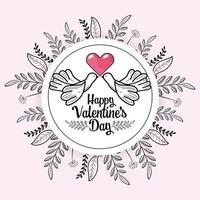 Valentines day design vector