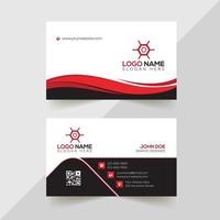 Corporate business card vector