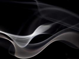 Smoke on a black background photo