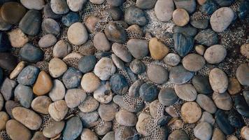 Neutral colored pebbles photo