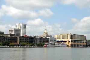 Riverfront en Savannah, Georgia foto