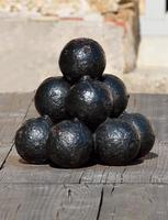 Old cannon balls