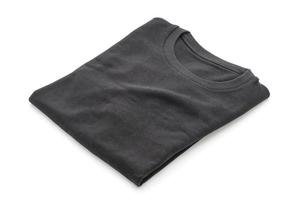 Black folded t-shirt photo