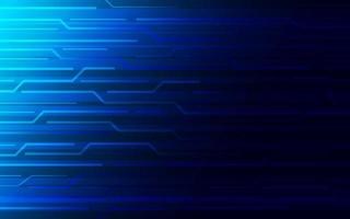 Glowing blue abstract technology background vector