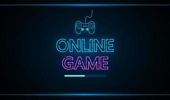 Online game technology future interface hud vector