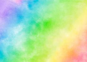 textura colorida del arco iris de la acuarela vector