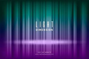 Abstract design with purple green gradient light rays vector