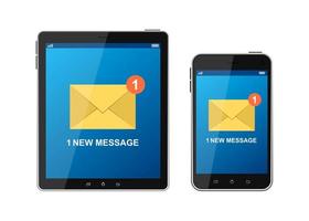 Incoming message on device set vector