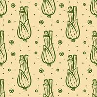 Onions seamless pattern, texture vector