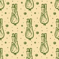 Onions seamless pattern, texture vector