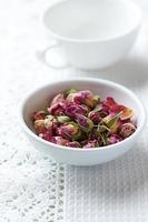 Organic rose buds for tea photo