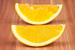 naranja en rodajas foto