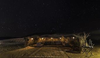 Desert Tent Night with Stars
