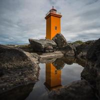 lighthouse at the westcoast of Iceland photo